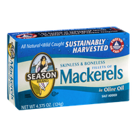 Season Mackerels Skinless & Boneless In Olive Oil
