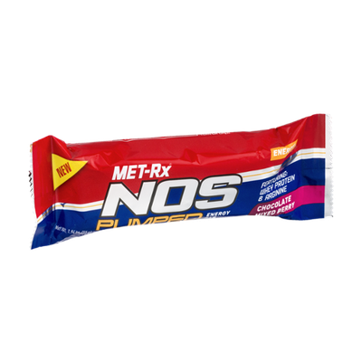 Met-Rx NOS Pumped Energy Bar Chocolate Mixed Berry