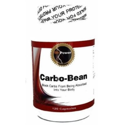 Carbo-Bean # 240 Capsules 1460 Mg Carb Blockers w/ White Kidney Bean Extract, Nopal Cactus, Gymnema, Magnolia Bark (2 Bottles)