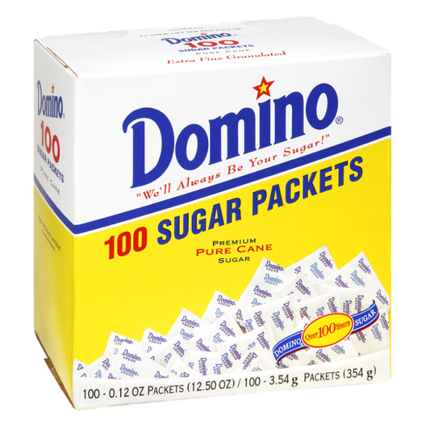 Domino Pure Cane Sugar Packets