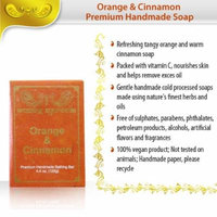 Amazing Ayurveda Premium Handmade Soap, Orange and Cinnamon, 4.4 Ounce