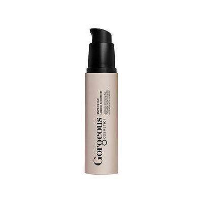 Gorgeous Cosmetics Superstar Liquid Face & Body Shimmer, Gold Dust, 1 oz