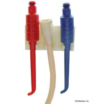 Oral Breeze, Inc. Oral Breeze Tips Red/Blue