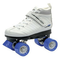 Roller Derby Women's Viper Speed Quad Skate - White/ Black/ Blue (5)