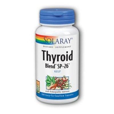 Solaray Thyroid Blend SP-26 -- 100 Capsules