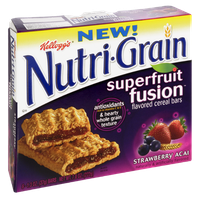 Kellogg's® Nutri-Grain® Superfruit Fusion Strawberry Acai Cereal Bars
