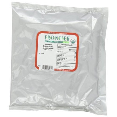 Frontier Orange Peel Granules Certified Organic, 16 Ounce Bag