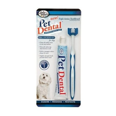 Four Paws Petdental Triple Action Oral Hygiene Kit Size: Large