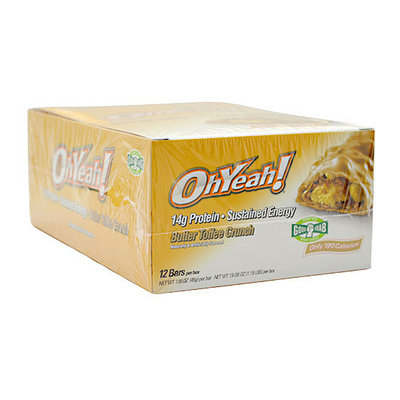 Oh Yeah! Butter Toffee Crunch Energy Bars