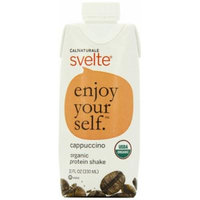 CalNaturale Svelte Organic Protein Shake, Cappuccino, 11 Ounce Aseptic Boxes (Pack of 12)