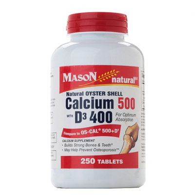 Mason Natural Oyster Shell Calcium 500 with D3 400