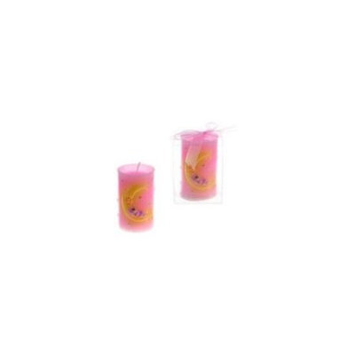 Ddi Baby Sleeping with Stars Pillar Candle - Blue(Case of 48)