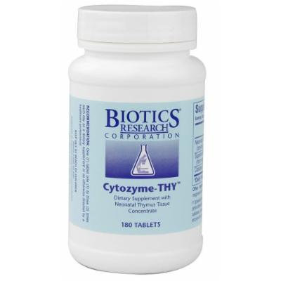 Biotics Research Cytozyme-THY Neonatal Thymus Tissue Concentrate -- 180 Tablets
