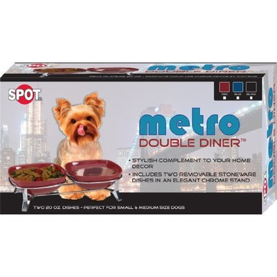Ethical Metro Double Diner Ceramic Jet Black Small