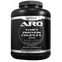 ARO-Vitacost Black Series Whey Protein Complex PLUS Natural Chocolate -- 5 lb (2270 g)