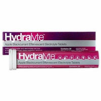 Hydralyte Effervescent Tablets Apple Blackcurrant 20