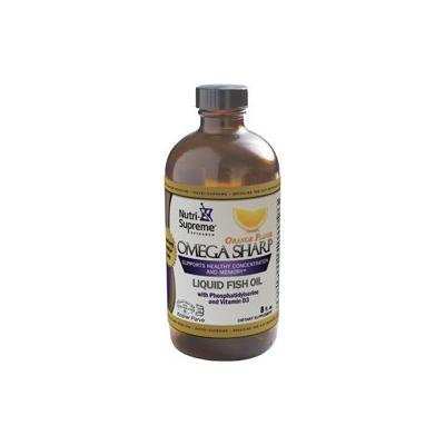 Nutri-Supreme Research Omega Sharp Fish Oil with Phosphatidylserine and Vitamin D3 EPA/DHA Liquid Or