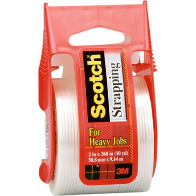 Scotch Strapping Tape with Sure Start Dispenser