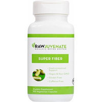 Raw Green Organics - RawJuvenate - Super Fiber - Gastrointestinal Support - 90 Vegetarian Capsules