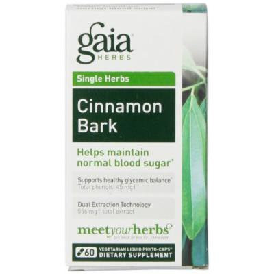 Gaia Herbs Cinnamon Bark Liquid Phyto-Capsules, 60 Count