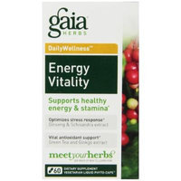 Gaia Herbs Energy Vitality Liquid Phyto-Capsules, 60 Count