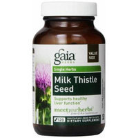 Gaia Herbs Milk Thistle Seed Liquid Phyto-Capsules, 120 Count