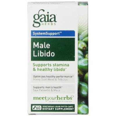 Gaia Herbs Male Libido Liquid Phyto-Capsules, 60 Count