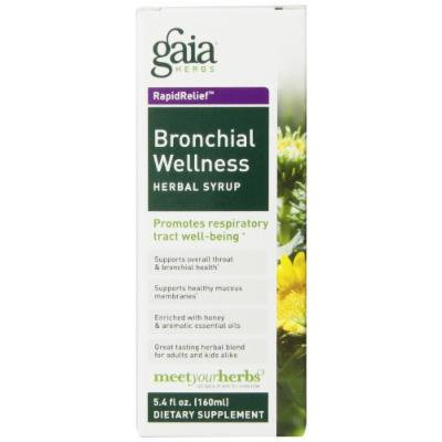Gaia Herbs Bronchial Wellness Herbal Syrup, 5.4 Ounce