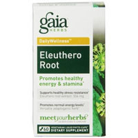 Gaia Herbs Eleuthero Root Liquid Phyto-Capsules, 60 Count (Frustration free packaging)