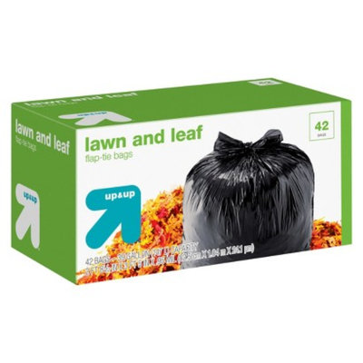 up & up Lawn and Leaf Flap-Tie Bags 39 gal 42 ct