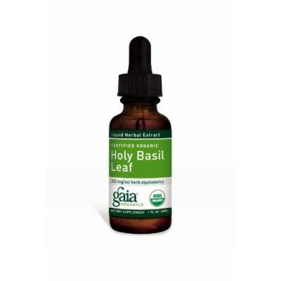 Gaia Herbs Holy Basil Leaf Supplement Bottle, 1 Ounce (Pack of 2)