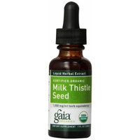 Gaia Herbs Milk Thistle Seed Supplement Bottle, 1 Ounce (Pack of 2)