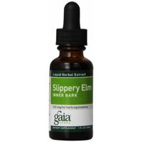 Gaia Herbs Slippery ELM Inner Bark Supplement Bottle, 1 Ounce (Pack of 2)
