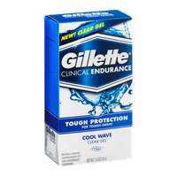 Gillette Clinical Endurance Anti-perspirant Deodorant Clear Gel Cool Wave