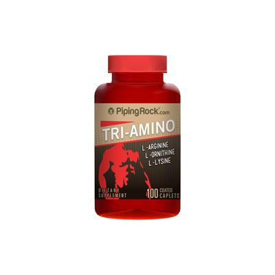 Tri Amino L-Arginine L-Ornithine L-Lysine 100 Coated Caplets