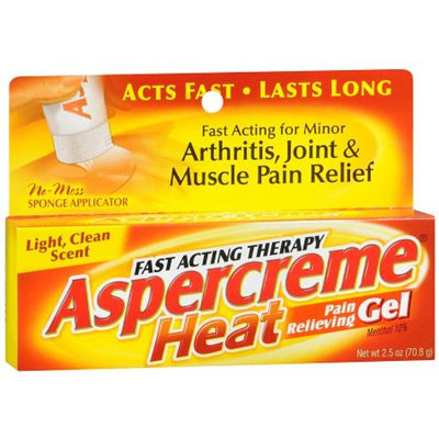 Aspercreme Heat Pain Relieving Gel