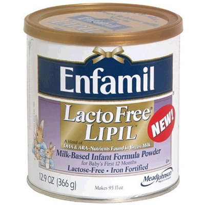 Enfamil™ LactoFree® Lipil™ Milk-Based Infant Formula Powder Iron Fortified Canisters