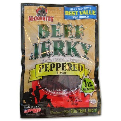 Hi Country Beef Jerky Hi-Country Beef Jerky, Peppered, 16-Ounce Value Pack