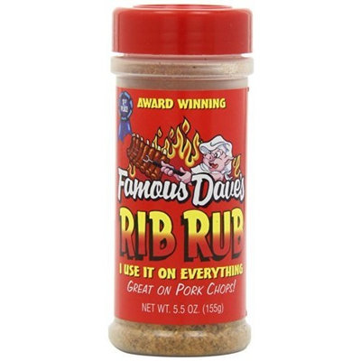 Famous Dave's Seasoning Rib Rub, 5.5-ounce (Pack of 12)