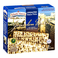 Yehuda Matzos Jerusalem Baked Matzo Thins Unsalted
