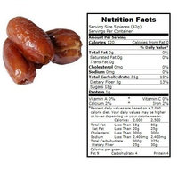 BULK B Dates, Organic, Pttd, Deglet, lb (pack of 15 )