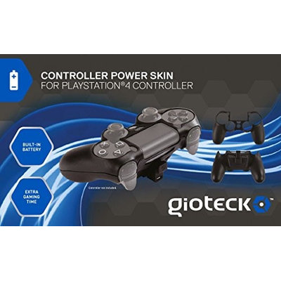 Goodbetterbest Ltd PS4 Controller Skin Plus Black W/Built In Battery Playstation 4
