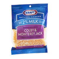 Kraft Reduced Fat Shredded Cheese Colby & Monterey Jack Made with 2% Milk