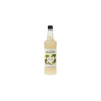 Monin Flavored Syrup, Coconut, 33.8-Ounce Plastic Bottle (1 liter)