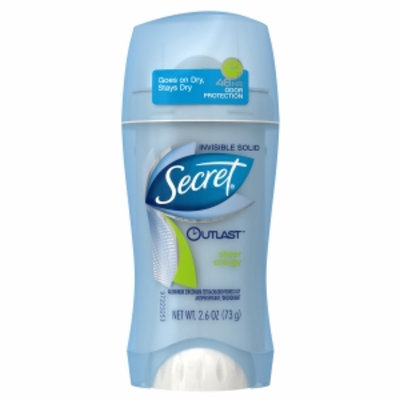 Secret Outlast Invisible Solid Antiperspirant & Deodorant, Sheer Energy, 2.6 oz