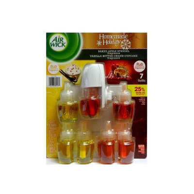 Air Wick Scented Oil Refills Apple Strudel + Vanilla Butter Cream 8Pc Set