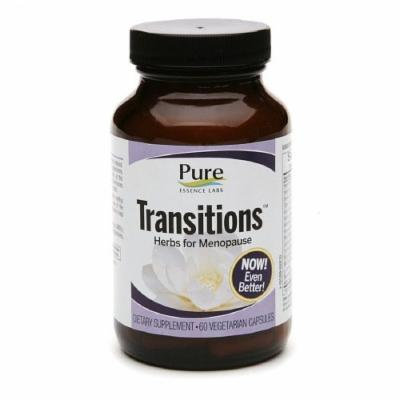 Pure Essence Labs Transitions , Herbs For Meopause, Capsules 60 ea