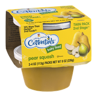 Cottontails 2nd Stage Baby Food Packs Pear Squash