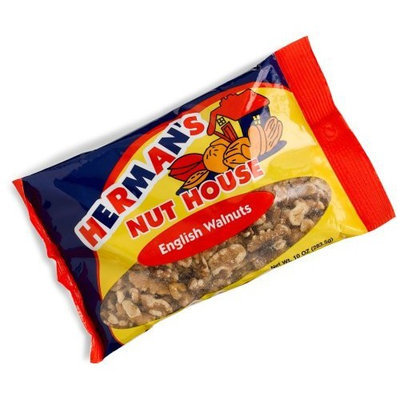 Herman's Nut House English Walnuts, 10-Ounce Bags (Pack of 4)