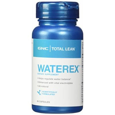 GNC Total Waterex Diet Supplement 120 Capsules (Two Bottles each of 60 Capsules)